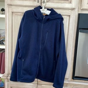 HEAD hoodie jacket blue sz L zip front